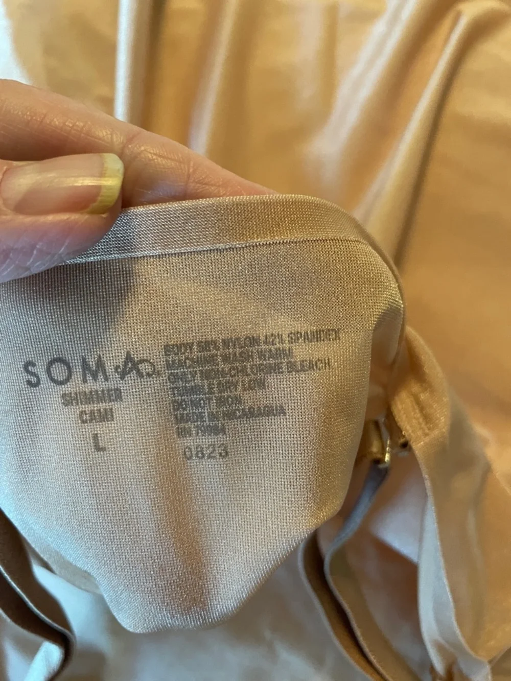 Soma Warm Amber Seamless Camisole Slip